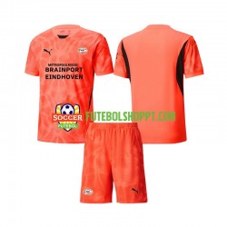 Camisola Júnior PSV Eindhoven Guarda-redes Principais Equipamento 2024-2025 Manga Curta