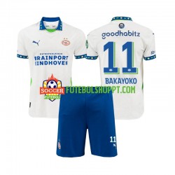 Camisola Júnior PSV Eindhoven Johan Bakayoko 11 Terceiro Equipamento 2024-2025 Manga Curta