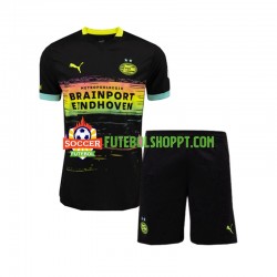 Camisola Júnior PSV Eindhoven Alternativa Equipamento 2024-2025 Manga Curta