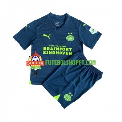Camisola Júnior PSV Eindhoven Terceiro Equipamento 2023-2024 Manga Curta