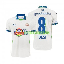 Camisola Homem PSV Eindhoven Sergino Dest 8 Terceiro Equipamento 2024-2025 Manga Curta