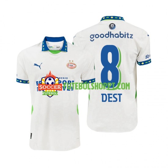 Camisola Homem PSV Eindhoven Sergino Dest 8 Terceiro Equipamento 2024-2025 Manga Curta