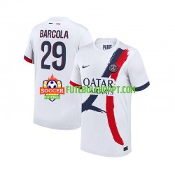 Camisola Homem Paris Saint-Germain Bradley Barcola 29 Alternativa Equipamento 2024-2025 Manga Curta