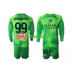Camisola Júnior Paris Saint-Germain Donnarumma 99 Guarda-redes Principais Equipamento 2022-2023 Manga Comprida