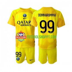 Camisola Júnior Paris Saint-Germain Gianluigi Donnarumma 99 Guarda-redes Terceiro Equipamento 2022-2023 Manga Curta
