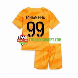 Camisola Júnior Paris Saint-Germain DONNARUMMA 99 Guarda-redes Alternativa Equipamento 2023-2024 Manga Curta