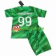 Camisola Júnior Paris Saint-Germain Donnarumma 99 Guarda-redes Principais Equipamento 2023-2024 Manga Curta