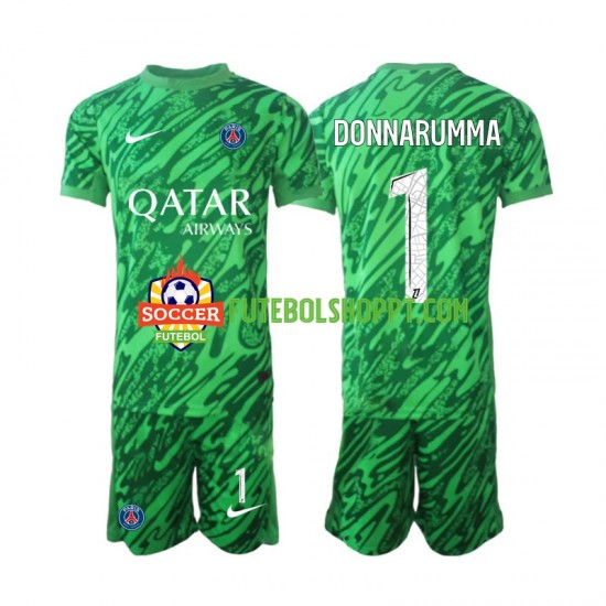 Camisola Júnior Paris Saint-Germain Gianluigi Donnarumma 1 Guarda-redes Alternativa Equipamento 2024-2025 Manga Curta