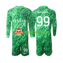 Camisola Júnior Paris Saint-Germain Gianluigi Donnarumma 99 Guarda-redes Alternativa Equipamento 2024-2025 Manga Comprida