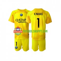 Camisola Júnior Paris Saint-Germain K.NAVAS 1 Guarda-redes Terceiro Equipamento 2022-2023 Manga Curta