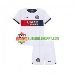 Camisola Júnior Paris Saint-Germain Alternativa Equipamento 2023-2024 Manga Curta