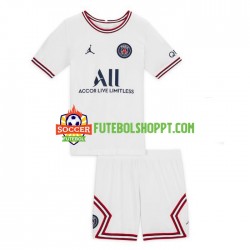 Camisola Júnior Paris Saint-Germain Quarto Equipamento 2021-2022 Manga Curta