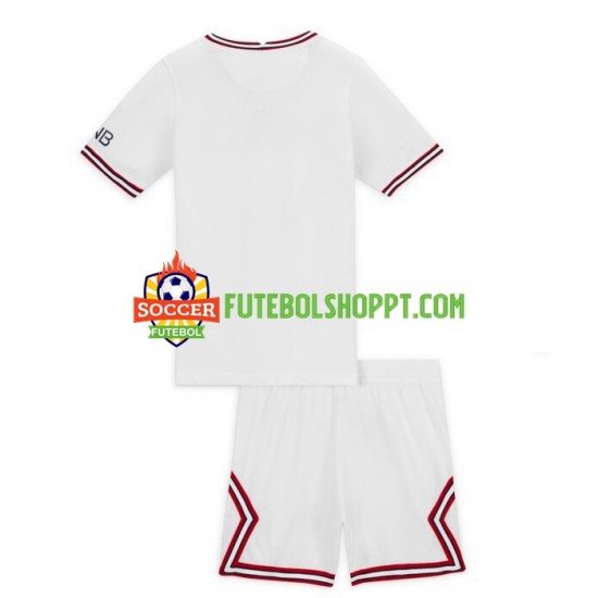 Camisola Júnior Paris Saint-Germain Quarto Equipamento 2021-2022 Manga Curta