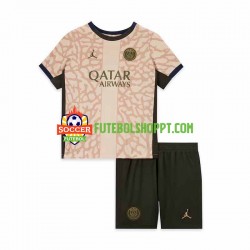 Camisola Júnior Paris Saint-Germain Quarto Equipamento 2023-2024 Manga Curta