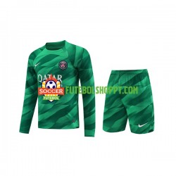 Camisola Júnior Paris Saint-Germain Guarda-redes Principais Equipamento 2023-2024 Manga Comprida