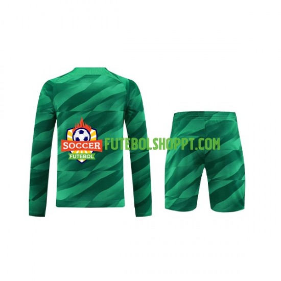 Camisola Júnior Paris Saint-Germain Guarda-redes Principais Equipamento 2023-2024 Manga Comprida