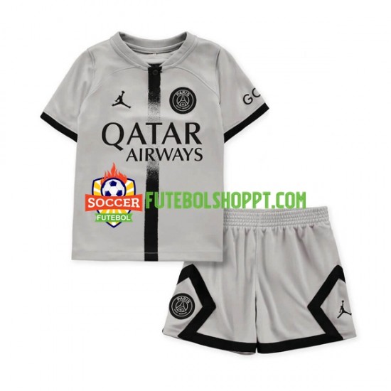 Camisola Júnior Paris Saint-Germain Principais Equipamento 2022-2023 Manga Curta