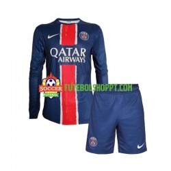 Camisola Júnior Paris Saint-Germain Principais Equipamento 2024-2025 Manga Comprida