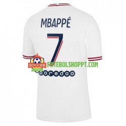 Camisola Homem Paris Saint-Germain Mbappé Kylian 7 Quarto Equipamento 2021-2022 Manga Curta