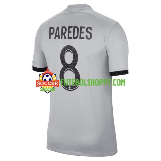 Camisola Homem Paris Saint-Germain Leandro Paredes 8 Alternativa Equipamento 2022-2023 Manga Curta