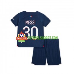 Camisola Júnior Paris Saint-Germain Lionel Messi 30 Principais Equipamento 2023-2024 Manga Curta
