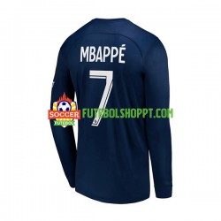 Camisola Homem Paris Saint-Germain Mbappé 7 Principais Equipamento 2022-2023 Manga Comprida