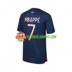 Camisola Homem Paris Saint-Germain Mbappé 7 Principais Equipamento 2023-2024 Manga Curta