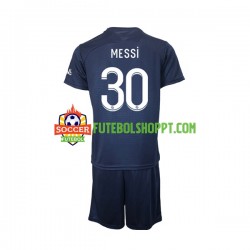 Camisola Júnior Paris Saint-Germain Messi 30 Principais Equipamento 2022-2023 Manga Curta