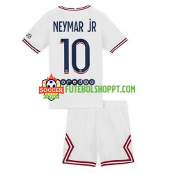 Camisola Júnior Paris Saint-Germain Neymar Jr 10 Quarto Equipamento 2021-2022 Manga Curta