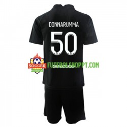 Camisola Júnior Paris Saint-Germain PSG Gianluigi Donnarumma 50 Guarda-redes Alternativa Equipamento 2021-2022 Manga Curta