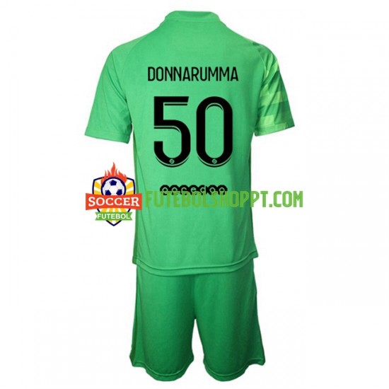Camisola Júnior Paris Saint-Germain PSG Gianluigi Donnarumma 50 Guarda-redes Terceiro Equipamento 2021-2022 Manga Curta