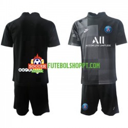 Camisola Júnior Paris Saint-Germain PSG Guarda-redes Alternativa Equipamento 2021-2022 Manga Curta
