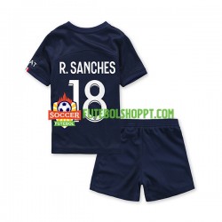 Camisola Júnior Paris Saint-Germain R.Sanches 18 Principais Equipamento 2022-2023 Manga Curta