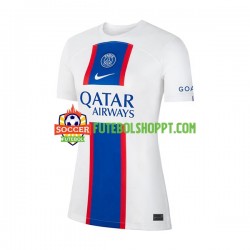 Camisola Mulher Paris Saint-Germain Terceiro Equipamento 2022-2023 Manga Curta Camisola Mulher Paris Saint-Germain Terceiro Equipamento 2022-2023 Manga Curta