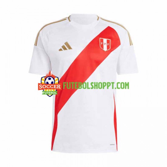 Camisola Homem Peru Copa America Principais Equipamento 2024 Manga Curta