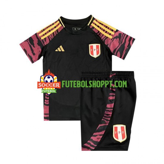 Camisola Júnior Peru Alternativa Equipamento 2024 Manga Curta