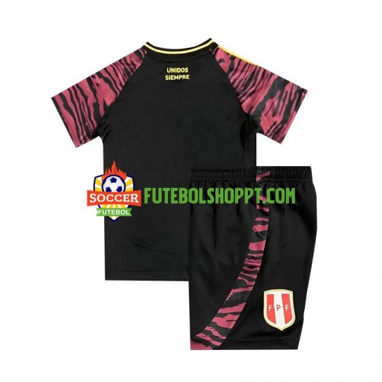 Camisola Júnior Peru Alternativa Equipamento 2024 Manga Curta