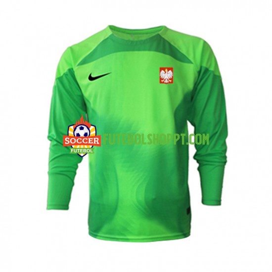 Camisola Homem Polónia Guarda-redes Principais Equipamento Mundial 2022 Manga Comprida