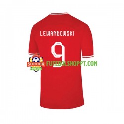 Camisola Homem Polónia Lewandowski 9 Alternativa Equipamento Copa do Mundo 2022 Manga Curta