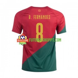 Camisola Homem Portugal B.Fernandes 8 Principais Equipamento Mundial 2022 Manga Curta Camisola Homem Portugal B.Fernandes 8 Principais Equipamento Mundial 2022 Manga Curta