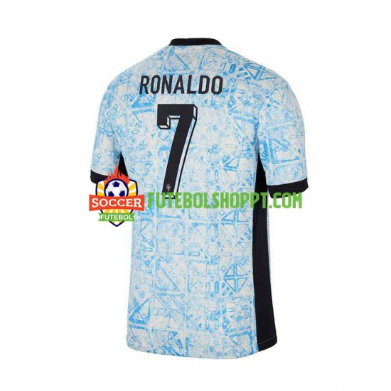 Camisola Homem Portugal Cristiano Ronaldo 7 Alternativa Equipamento Euro 2024 Manga Curta
