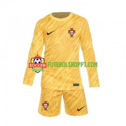 Camisola Júnior Portugal Guarda-redes Principais Equipamento Euro 2024 Manga Comprida