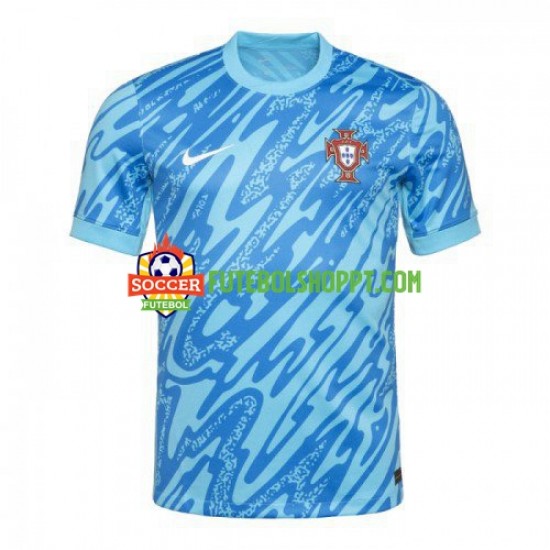 Camisola Homem Portugal Guarda-redes Terceiro Equipamento Euro 2024 Manga Curta