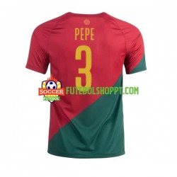 Camisola Homem Portugal PEPE 3 Principais Equipamento Mundial 2022 Manga Curta Camisola Homem Portugal PEPE 3 Principais Equipamento Mundial 2022 Manga Curta