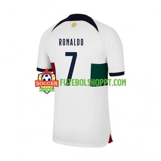 Camisola Homem Portugal Ronaldo 7 Alternativa Equipamento Mundial 2022 Manga Curta