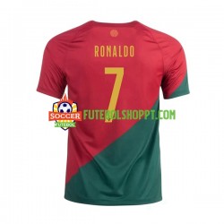 Camisola Homem Portugal Ronaldo 7 Principais Equipamento Mundial 2022 Manga Curta