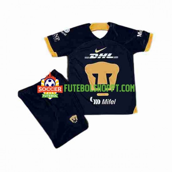 Camisola Júnior Pumas UNAM Alternativa Equipamento 2023-2024 Manga Curta