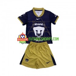 Camisola Júnior Pumas UNAM Alternativa Equipamento 2024-2025 Manga Curta