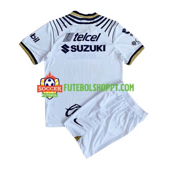 Camisola Júnior Pumas UNAM Principais Equipamento 2022-2023 Manga Curta