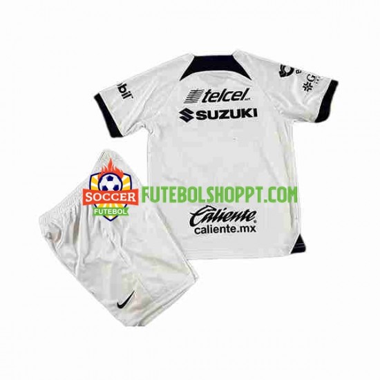 Camisola Júnior Pumas UNAM Principais Equipamento 2023-2024 Manga Curta